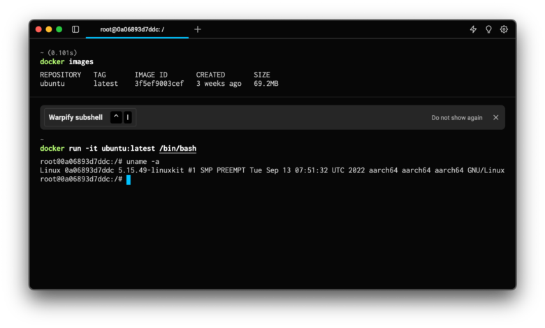 Yarn DXL Subshell