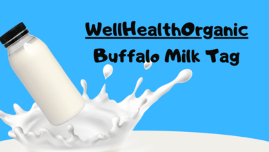 WellHealthOrganic Buffalo Milk Tag