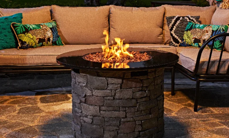 outdoor electric fire pit