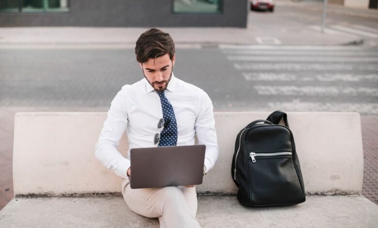 Leather Laptop Bag