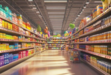 indícame el camino a la tienda de alimentos más cercana