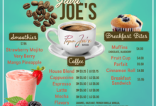 menu sunrise cafe